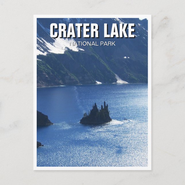 Postal Crater Lake National Park Oregon Travel (Anverso)