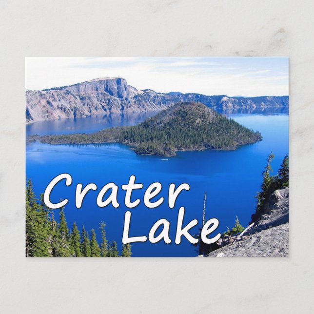 Postal Crater Lake Postcard (Anverso)