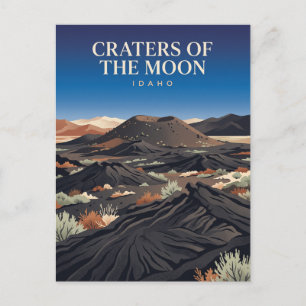 Postal Cráteres de la Luna Idaho