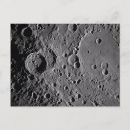 Postal Cráteres lunares Artemis II
