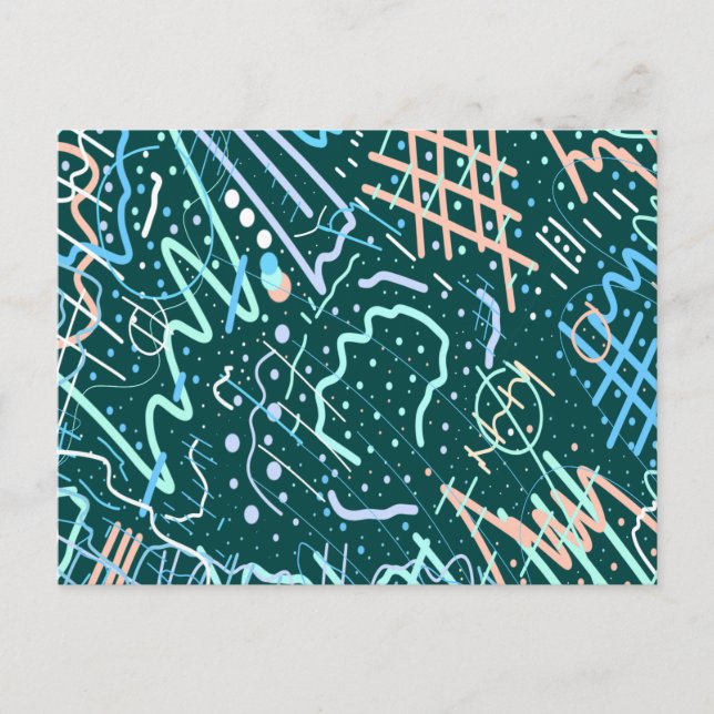 Postal Craters and Comets (Anverso)