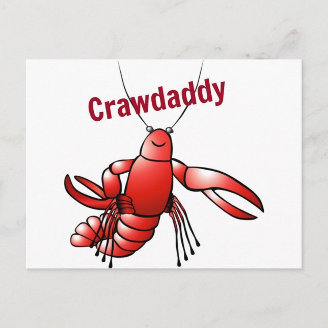 Postal CrawDaddy Red Crays (Anverso)