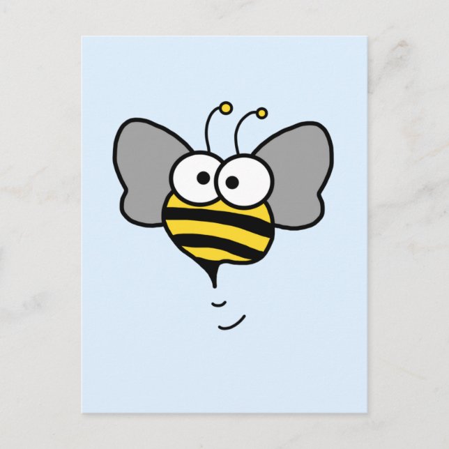 Postal Crazy Bee (Anverso)