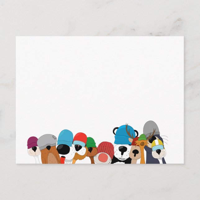 Postal Crazy cap animals skateboard kaffeetasse (Anverso)
