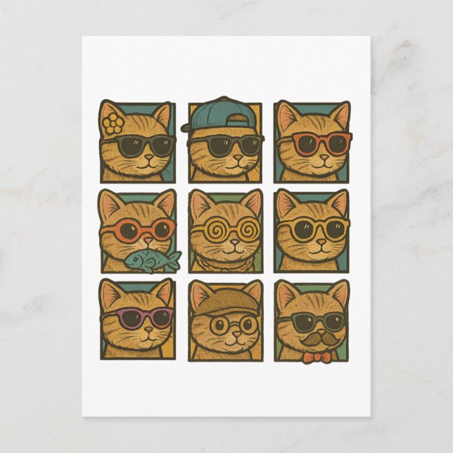 Postal Crazy Kitty Club (Anverso)