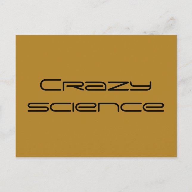 Postal Crazy science un término de Orphan Black (Anverso)