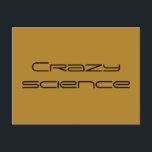 Postal Crazy science un término de Orphan Black<br><div class="desc">del programa Orphan Black,  la ciencia loca es un término usado</div>