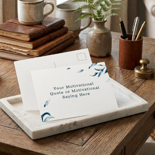 Postal Crea tu propia cita inspiradora en acuarela Pos