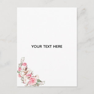 Postal Crea Tu Propia Floral 