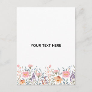 Postal Crea Tu Propia Floral 