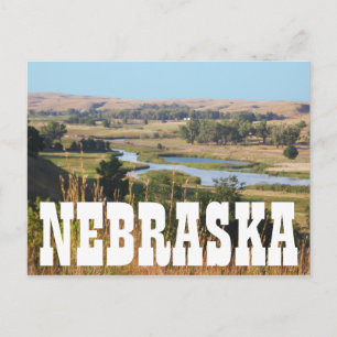 Postal Crea tu propia foto de Nebraska