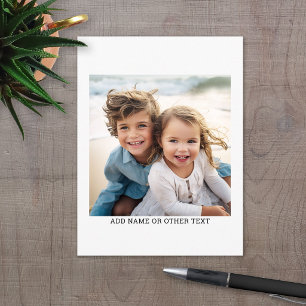 Postal Crea tu propia galería de una sola foto con borde 