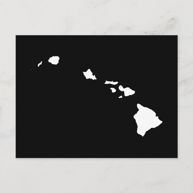 Postal Crea tu propio anuncio de mudanza a Hawaii (Anverso)