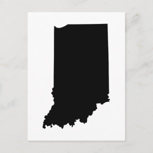 Postal Crea tu propio anuncio de mudanza a Indiana