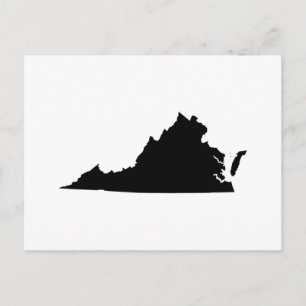 Postal Crea tu propio anuncio de mudanza a Virginia