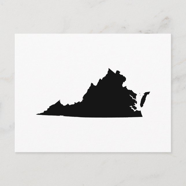 Postal Crea tu propio anuncio de mudanza a Virginia (Anverso)