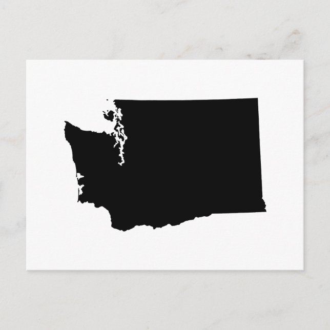 Postal Crea tu propio anuncio de mudanza a Washington (Anverso)