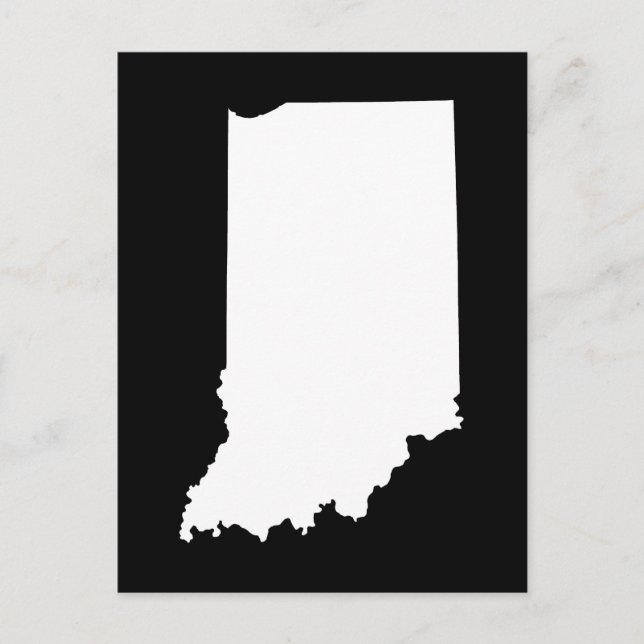 Postal Crea tu propio anuncio de mudanza en Indiana (Anverso)