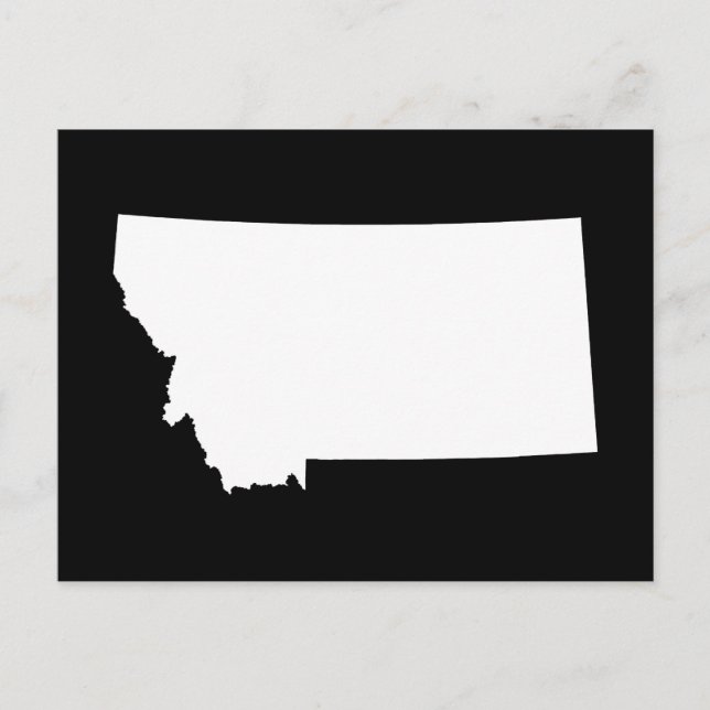 Postal Crea tu propio anuncio de mudanza en Montana (Anverso)