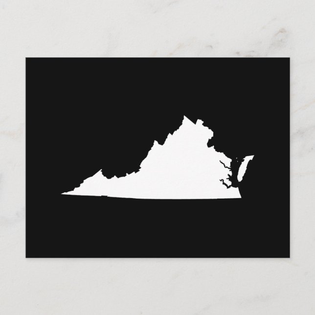 Postal Crea tu propio anuncio de mudanza en Virginia (Anverso)