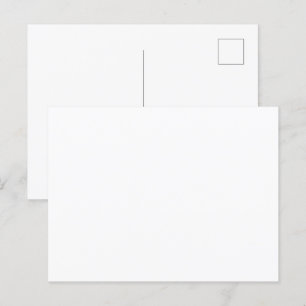 Postal Crea tu propio blanco personalizado