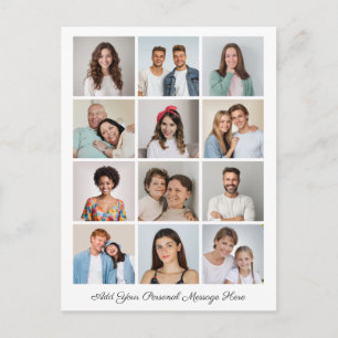 Postal Crea tu propio collage de 12 fotos. Añade tu salud