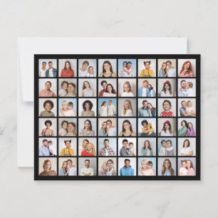 Postal Crea tu propio collage de 48 fotos