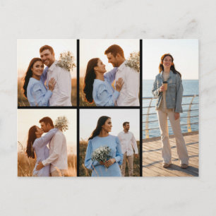 Postal Crea tu propio collage de 5 fotos