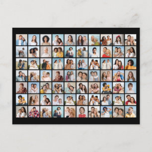 Postal Crea tu propio collage de 70 fotos