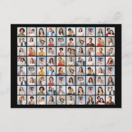 Postal Crea tu propio collage de 80 fotos