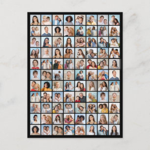 Postal Crea tu propio collage de 88 fotos