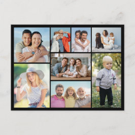 Postal Crea tu propio collage de 8 fotos