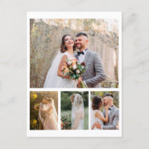 Crea tu propio collage de boda de 4 fotos