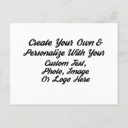 Postal Crea Tu Propio Diseño Personalizado de Save The Da