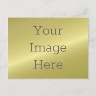 Postal Crea tu propio Faux Metallic Antique Brass