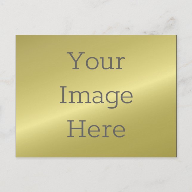 Postal Crea tu propio Faux Metallic Antique Brass (Anverso)