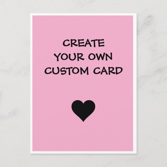 Postal Crea tu propio personalizado  (Anverso)