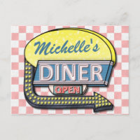 Crea tu propio Personalizado Retro 50's Diner Rótu