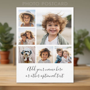 Postal Crea un collage de fotos personalizado con 6 fotos