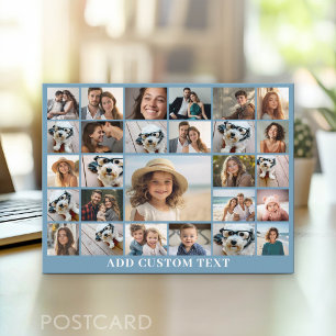Postal Crea un divertido collage de fotos con 27 fotos