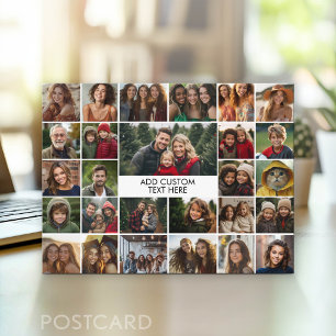 Postal Crea un divertido collage de fotos con 27 fotos