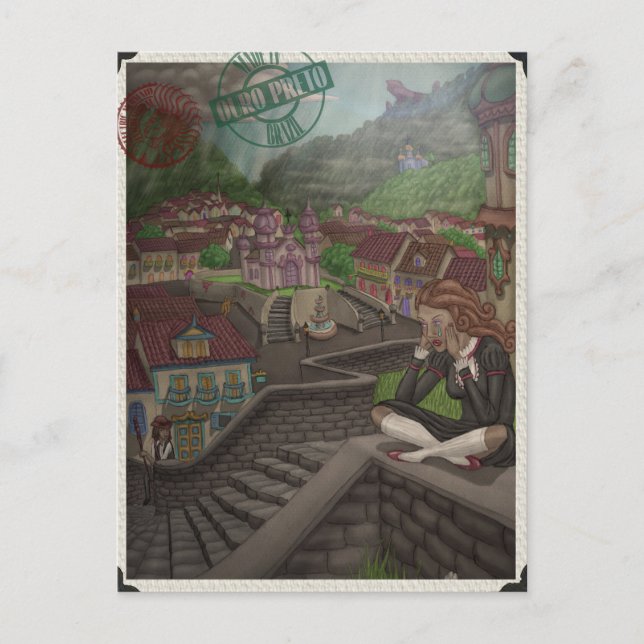 Postal Creador de lágrimas mágicas por Ordovich (Anverso)