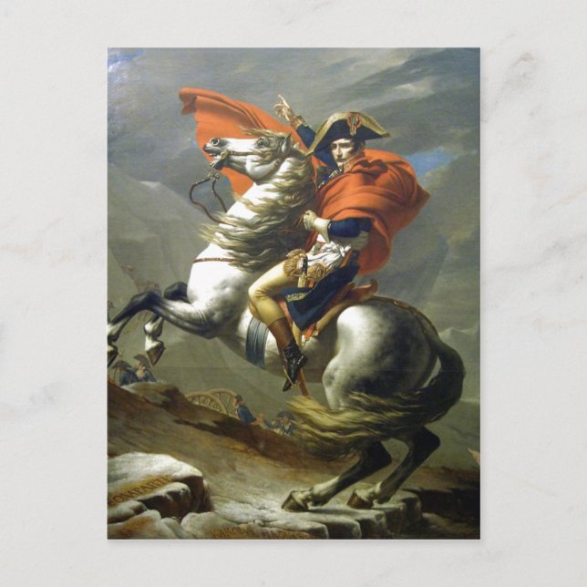 Postal Creador: Jacques-Louis David Napoleon ?berschreite (Anverso)