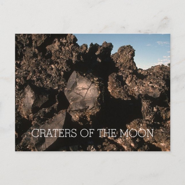 Postal Creadores de las formaciones de rock de lava de la (Anverso)