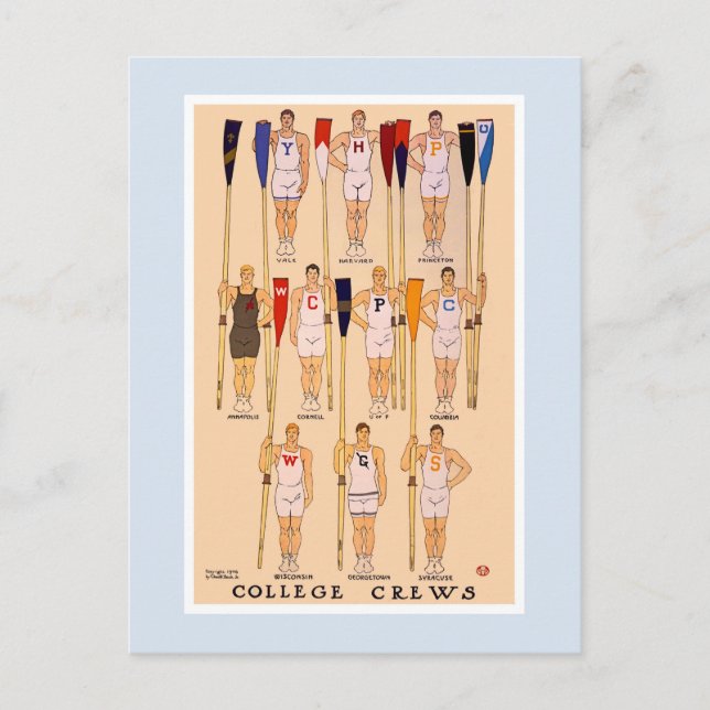 Postal Creados universitarios de 1908 (Anverso)