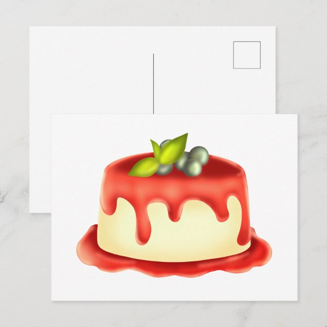 Postal Creamy Panna Cotta (Anverso / Reverso)