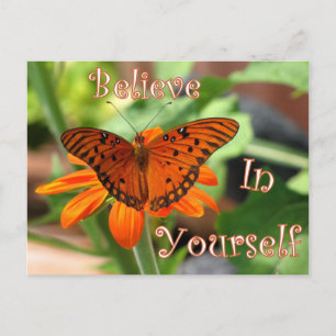 Postal Créanse En Ustedes (Dryas Julia Butterfly 9107)