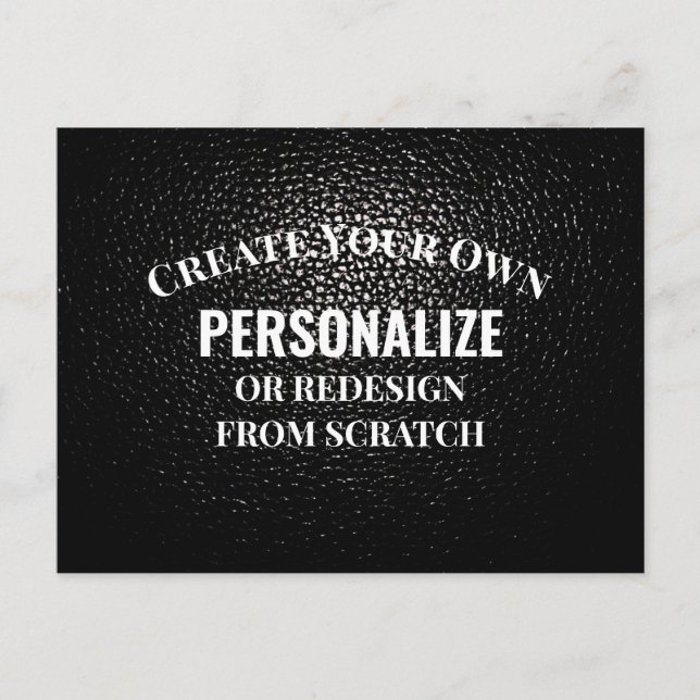 Postal Crear el propio - Diseñar el propio Personalizado (Anverso)