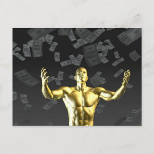 Postal Crear ganancias o ganancias de dinero fácilmente c