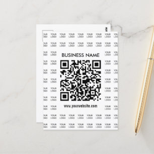 Postal Crear instantáneamente código QR escaneado y patró